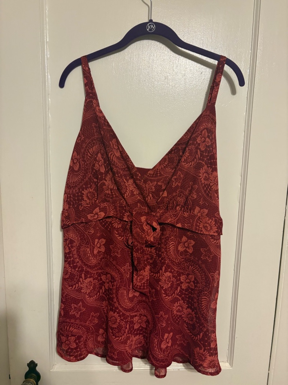 Apt. 9 Deep Red Women's Top